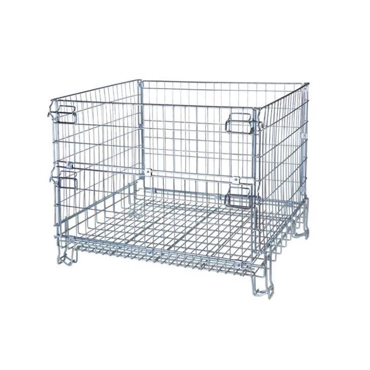 Logistics Galvanized Collapsible Storage Cage